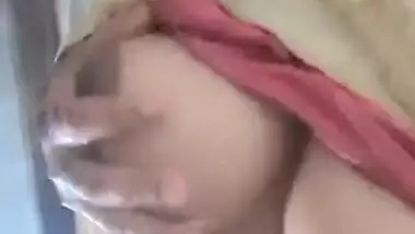 Petite looking Bangladeshi girl showing boobs