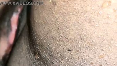 Tamil wife Licking pussying with honey