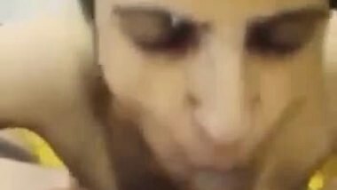 Desi horny girlfriend take cum on her face