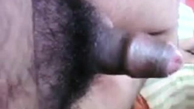 Lucky indian Guy getting Cute BJ with her Wife