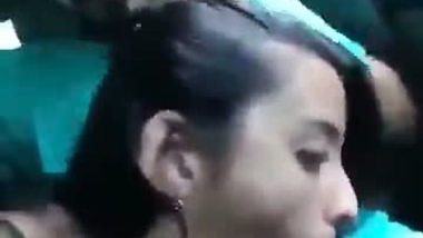 Cute Girl Outdoor Giving Blowjob & Handjob Erotic