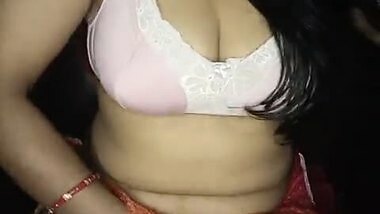 Beautiful Babe Squeezing her big juicy boob giving erotic expression