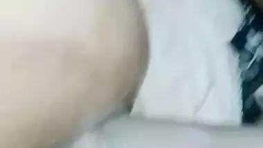 Cute girl enjoying painful sex MMS video