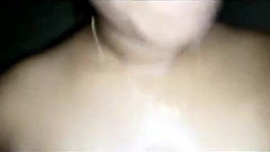 Topless aunty seducing her landlord