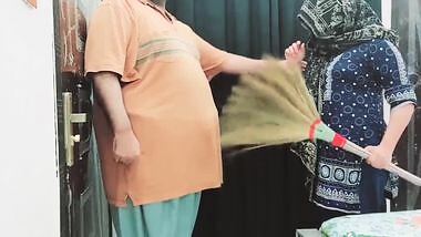 Desi maid can't resist her Desi house-owner's XXX desire to fuck