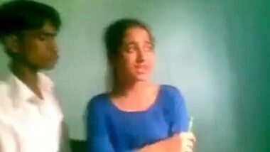 Sexy Muslim school girl having fun with her lover