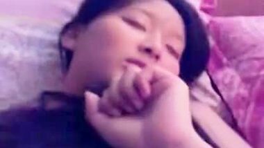 Sexy Nepali girl masturbating for her lover