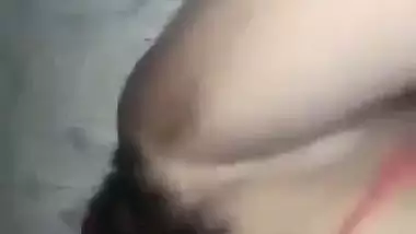 Pervert fucks his stepsister’s hairy pussy in desi MMS