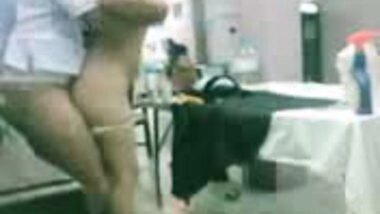 Drilling my sexy milf wife while she is working