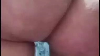 Bhabhi milking breast and fingering pussy viral live