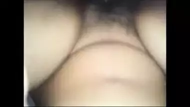 Desi village girl hiding her face during sex session with neighbor