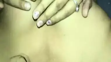 Desi aunty boobs job
