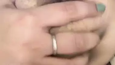 Cute wife kissing and big boobs showing update
