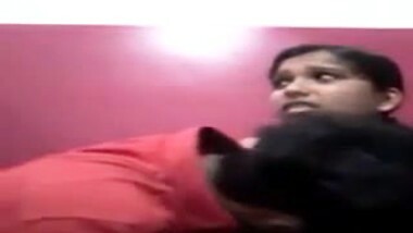 Indian couple in net cafe boob liking