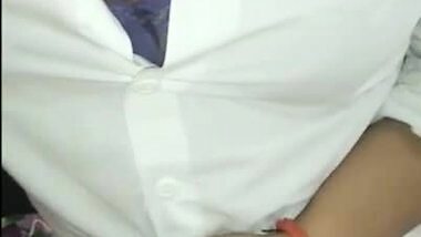 indian girl teasing with big tits