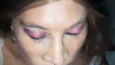 A horny man gets a desi blowjob from a transgender