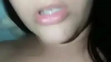 Sexy girl enjoying her pussy