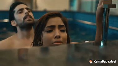 Indian adult actress Aayushi Jaiswal’s swimming pool video