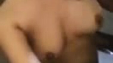 my girlfriend showing her boobs and pussy for me