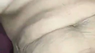 Husband fingering wife pussy harder before fucking