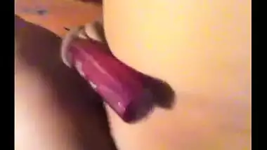 Kolkata Girl Masturbating And Pleasuring Herself With A Dildo