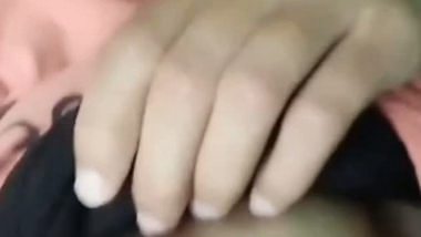 Cute girlfriend perky nipples showing viral selfie