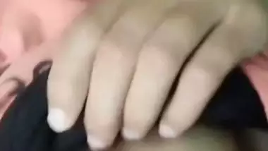 Cute girlfriend perky nipples showing viral selfie