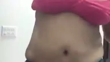 Chubby Indian girl wants to join porn video and reveals natural tits