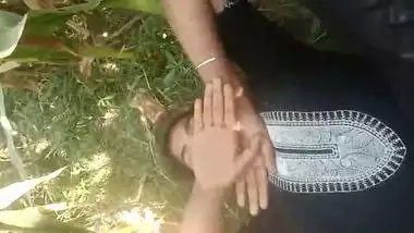 Shy girl fucked in jungle by lover xxx sex video