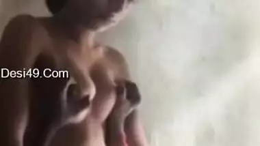 Horny Bhabhi Boobs Pressing And Pussy Licking By Hubby