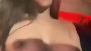 Husband chews his wife’s boobs in Indian actress sex MMS
