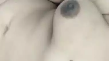 Unsatisfied wife showing her hungry pussy to lover