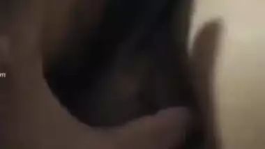 Man doesn't want to sleep and he films his delectable Desi wife