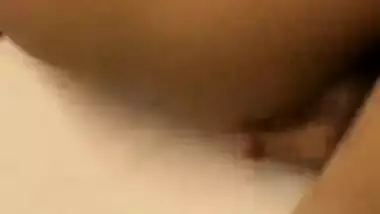 Beautiful newly married wife getting fingered and fucked with moaning