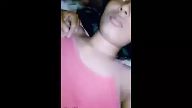 Man touches slutty Indian stepsisters and licks her hard perky nipple
