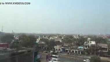 Cumming on face of desi randi in lodge