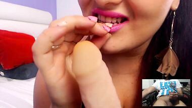 Skype Foot Fetish JOI with Sexy Latina