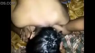Desi couple’s homemade Telugu sex video