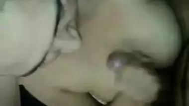 Indian wife giving a handjob with cumshot