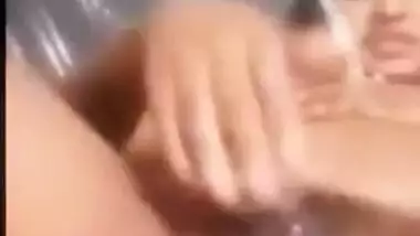 SuperHorny Girl Masturbating With Bottle