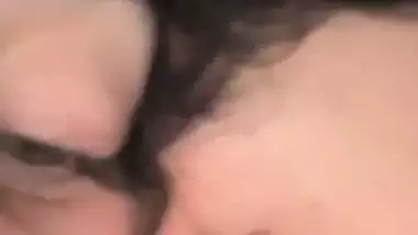 White Indian naked babe sucks the thick dick of her lover