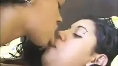 Indian lesbian really good at kissing