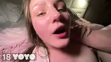STEPSISTER BEGGED NOT TO STOP AND CUM INSIDE HER