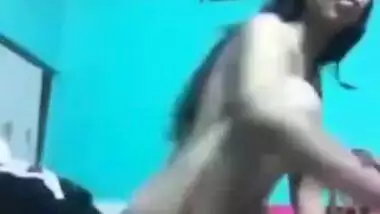 Lovely Bangla Teen Girl Strips White Bra & Panty On Cam