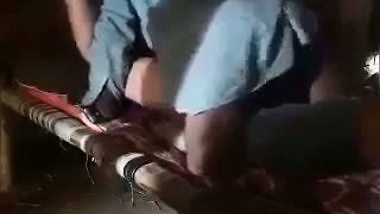 Desi xxx chudai of a dehati couple in a barn