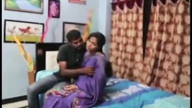 Satin silk Saree Aunty romance with doctor