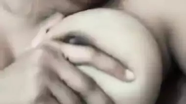 Horny Desi Tamil Girl Sucking Boobs