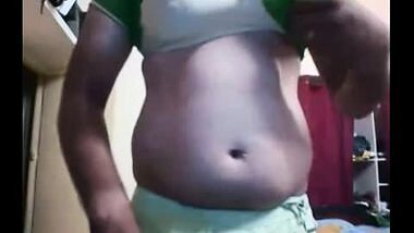 Desi aunty stripping in front of cam for hubby