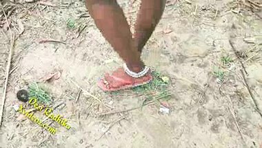 Hot Desi Jungle Sex Village Girl Fucked By BF With Audio Awesome Boobs