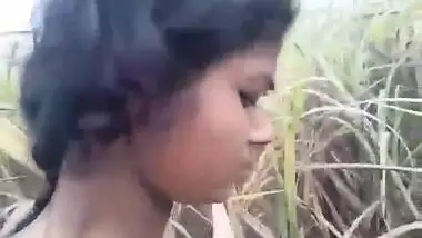 Tribal Indian girl sex with Bf outdoors